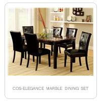 COS-ELEGANCE MARBLE DINING SET